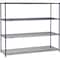 Nexel Nexelon Wire Shelving, Blue Epoxy, 72W X 24D X 63H 24726N - alternate 1